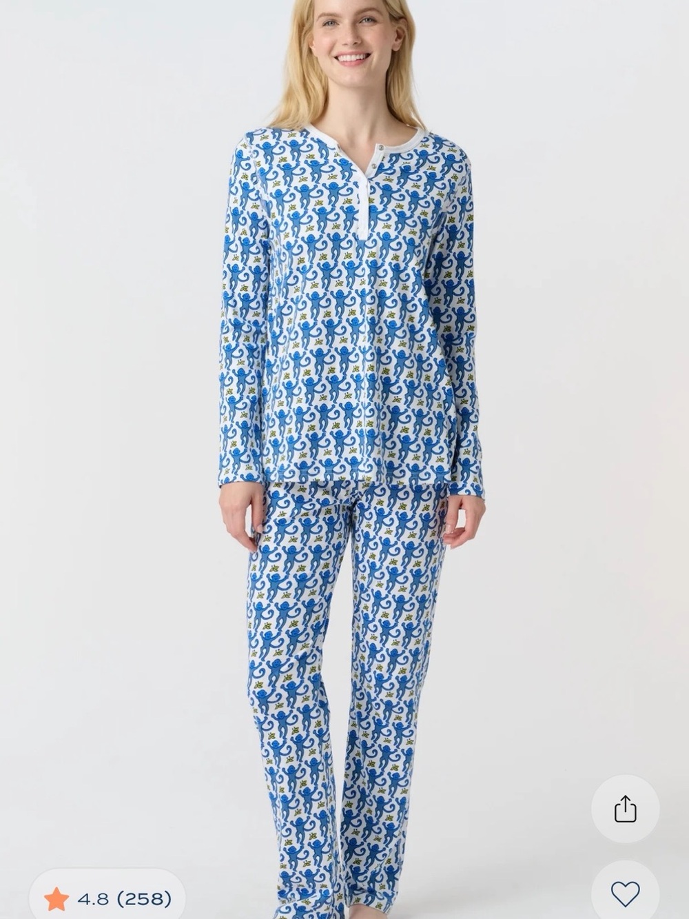 Roller Rabbit Monkey Pajamas